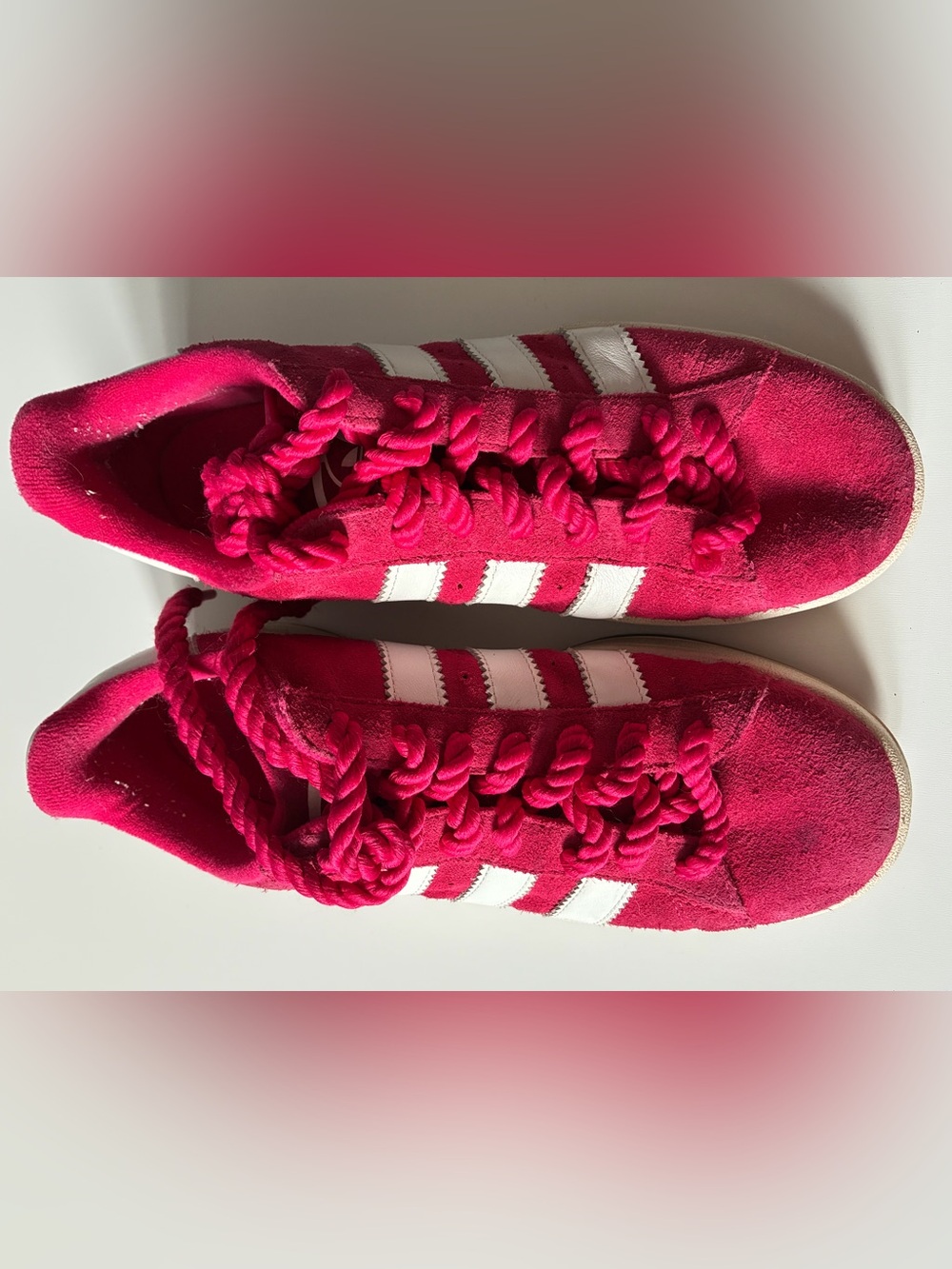 Mens Adidas Red Campus 00s Shoes - Size Mens 10